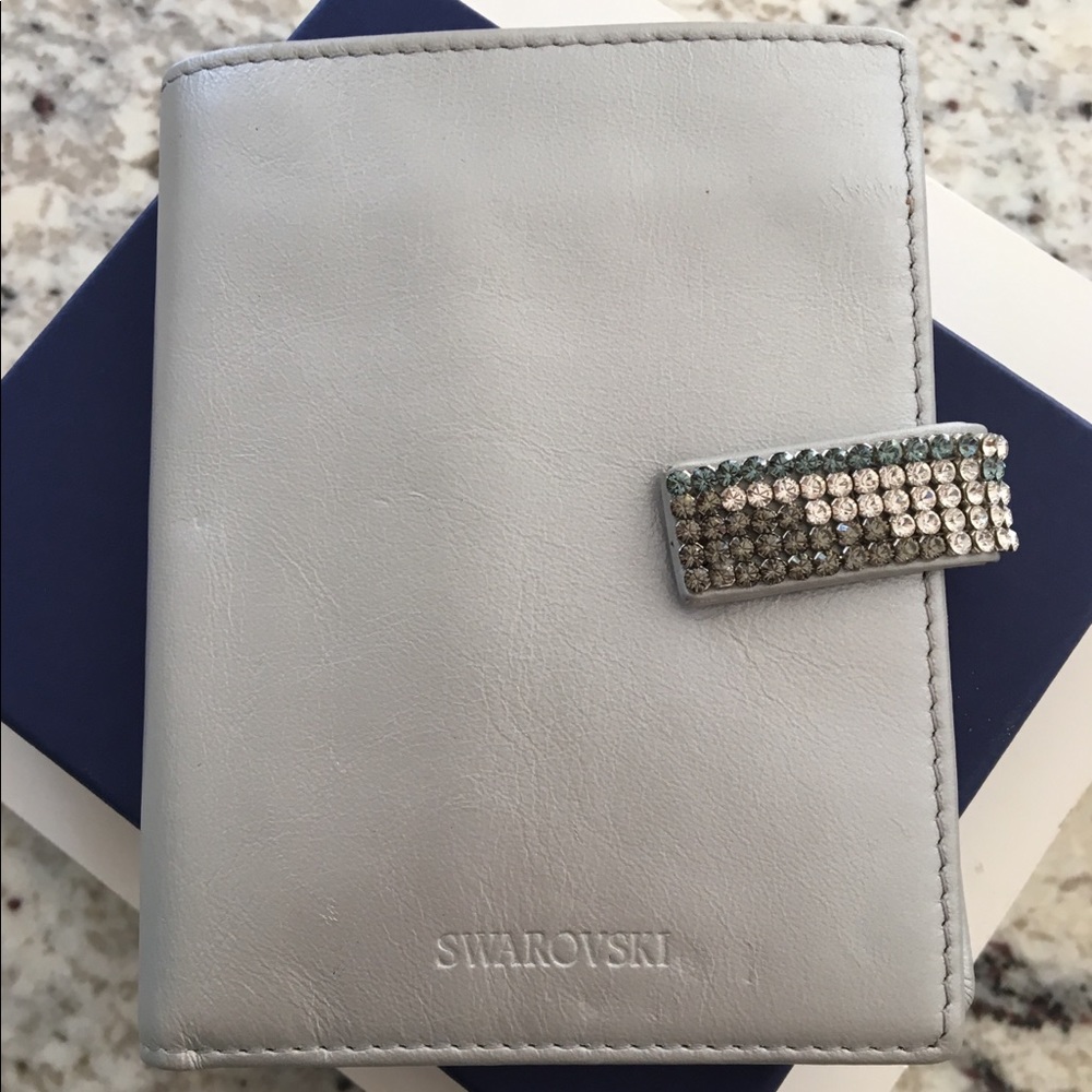 Swarovski Leather Wallet